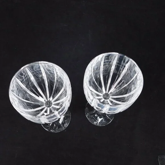 Lot of 2 Waterford Marquis Omega Crystal All Purpose Wine Glass Goblet 8 5/8" - Picture 10 of 12